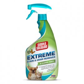 Simple Solution (Симпл Селюшен) EXTREME stain & odor remover SPRING BREEZE спрей для удаления пятен и запахов после собак и котов ВЕСЕННИЙ БРИЗ