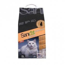 Sanicat (Саникет) Professional Clumping - комкующийся наполнитель для кошачьего туалета без запаха, 5 л