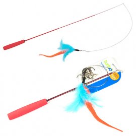 Coastal (Костал) TURBO TAIL TEASER (ТУРБО ТЕЙЛ ТИЗЕР) іграшка для котів, дражнилка, пір'я