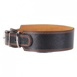 Collar Кожаный ошейник для собак ШИРОКИЙ, длина 52-64 см, ширина 60 мм