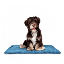 Croci CARESS подстилка для собак и кошек, синяя, 100 х 70 см