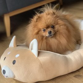 Croci FLUFFY CORGI (ПУШИСТЫЙ КОРГИ) лежак для собак и кошек