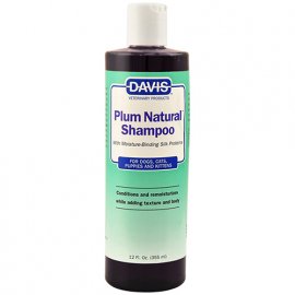Davis PLUM NATURAL SHAMPOO шампунь с протеинами шелка для собак и котов, концентрат