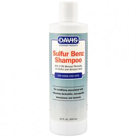 Davis SULFUR BENZ SHAMPOO шампунь для собак та котів із захворюваннями шкіри