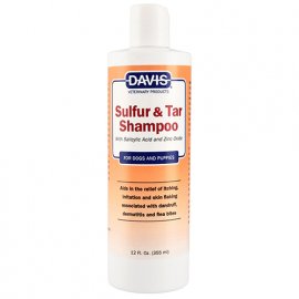 Davis SULFUR & TAR SHAMPOO шампунь с серой и дегтем для собак