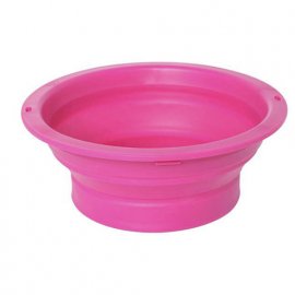 DEXAS Replacement Bowls, Collapsible Feeders - Сменные миски для двойной кормушки на складной подставке, розовый