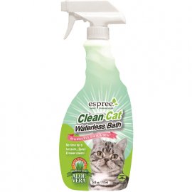 ESPREE (Эспри) Clean-Cat Waterless Bath - Спрей для экспресс чистки кожи и шерсти котов с алоэ вера и травами