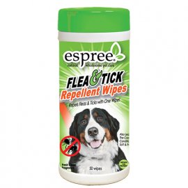 ESPREE (Еспрі) Flea & Tick Wipes Вологі серветки для додаткового захисту від бліх та кліщів для собак