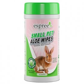 Espree SMALL PET WIPES ALOE VERA влажные салфетки для мелких животных, 50 шт