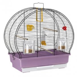 Ferplast (Ферпласт) LUNA 2 - клетка для попугаев и птиц черный/фиолетовый