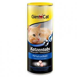 Gimcat FISCH UND BIOTIN (ВИТАМИНЫ И БИОТИН ВКУС РЫБЫ) лакомство для кошек