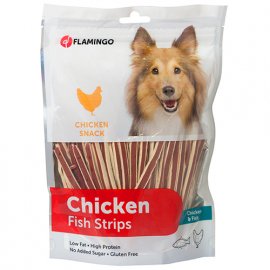 Flamingo CHICKEN FISH SNACK ласощі для собак, курка та риба