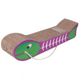 Flamingo FISH BONE SCRATCHING картонна дряпалка для котів