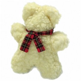 Flamingo LAMBS FLEECE BEAR мягкая игрушка для собак, мишка с пищалкой