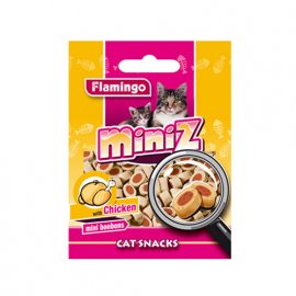Flamingo MINIZ BONBONS лакомство для кошек, роллы курица