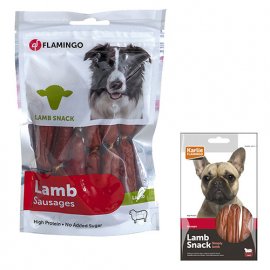 Flamingo SAUSAGES LAMB жевательное лакомство для собак, сосиски с мясом ягненка