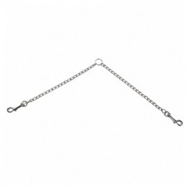 Flamingo TWIN CHAIN поводок спарка для собак, металл