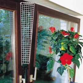 Flamingo (Фламінго) WINDOW PROT GRILLE (ЗАХИСНА БІЧНА сітка на вікно) обмежувачі для котів, білі