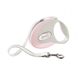 Flexi STYLE повідець-рулетка для собак, стрічка, рожевий