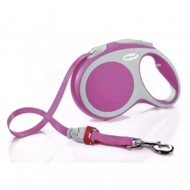 Flexi (Флекси) VARIO TAPE (ВАРИО ЛЕНТА) поводок-рулетка для собак, розовый