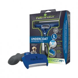 FURminator UNDERCOAT Dog інструмент для вичісування собак з ДОВГОЮ ШЕРСТЮ