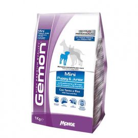 Gemon MINI PUPPY & JUNIOR сухий корм для цуценят дрібних порід ТУНЕЦЬ та РИС