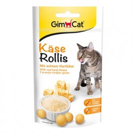 Gimcat KASE ROLLIES (СЫРНЫЕ РОЛИКИ) витаминное лакомство для кошек