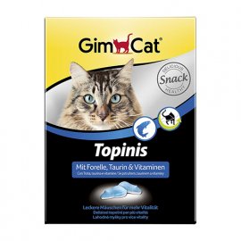Gimcat TOPINIS FORELLE витаминные мышки с форелью, лакомство для кошек