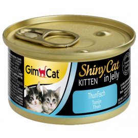 Gimcat Shiny Cat in jelly KITTEN (ТУНЕЦ В ЖЕЛЕ) консервы ДЛЯ КОТЯТ