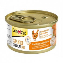 Gimcat SUPERFOOD CHICKEN FILLET CARROTS (КУРКА ТА МОРКВА) консерви для котів