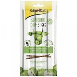 Gimcat Superfood Duo Sticks BEEF & APPLE (ДУО СТІКС яловичина та яблуко) ласощі для котів, 3 шт