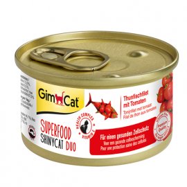 Gimcat SUPERFOOD TUNA FILLET TOMATEN (ТУНЕЦ И ПОМИДОР) консервы для котов