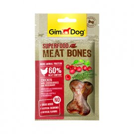 Gimdog Superfood мясные косточки для собак Курица с клюквой и розмарином