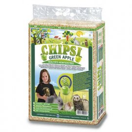 Chipsi (Чіпсі) Plus GREEN APPLE - тирса  для гризунів АРОМАТ ЗЕЛЕНОГО ЯБЛУКА