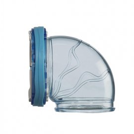 Hagen HABITRALL OVO ELBOW Соединитель для клеток угловой закругленный (62730)