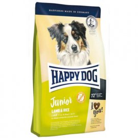 Happy Dog JUNIOR LAMB & RICE корм для цуценят середніх та великих порід з 7 до 18 місяців ЯГНЯ та РИС
