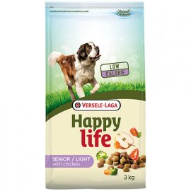 Happy Life SENIOR LIGHT CHICKEN корм для літніх собак із зайвою вагою КУРКА