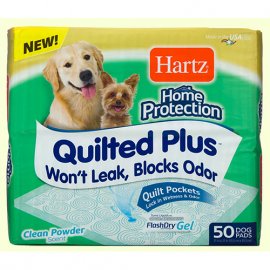 Hartz HOME PROTECTION QUILTED PLUS Супервбираючі стьобані пелюшки для собак з ароматом пудри