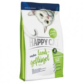 Happy Cat (Хепі Кет) SENSITIVE LAND-GEFLUGEL (СЕНСИТИВ ДОМАШНЯ ПТИЦЯ) корм для кішок з чутливим травленням