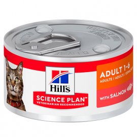 Hill's Science Plan ADULT 1-6 консервы для взрослых кошек ЛОСОСЬ