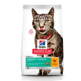 Hill's Science Plan PERFECT WEIGHT корм для поддержания веса у кошек КУРИЦА