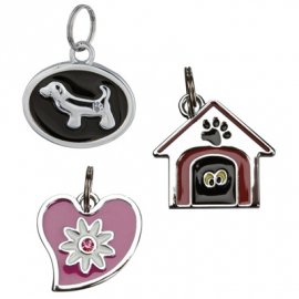 Trixie (Тріксі) СОБАКА, БУДИНОК, СЕРЦЕ медальйон-адресник для собак (2276)