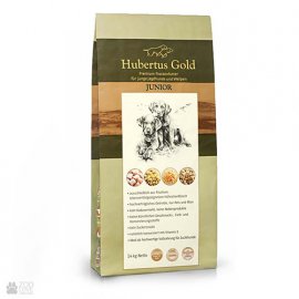 Hubertus Gold JUNIOR корм для цуценят та молодих собак КУРКА та КАЧКА,14 кг