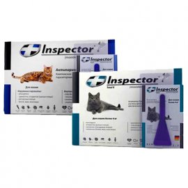 Inspector TOTAL K - Капли от внешних и внутренних паразитов у кошек