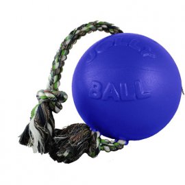 Jolly Pets ROMP-N-ROLL іграшка для собак, м'яч з канатом МАЛИЙ