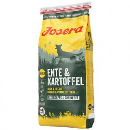Josera ENTE & KARTOFFEL (УТКА И КАРТОФЕЛЬ) беззерновой корм для собак c чувствительным пищеварением