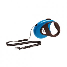 Flamingo (Фламінго) DogxToGo Cord повідець рулетка для собак - СВІТЛОВІДБИВНИЙ ШНУР, синій