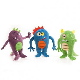 Flamingo (Фламинго) MONSTERS HAPPY (МОНСТР) игрушка для собак, плюш с пищалкой