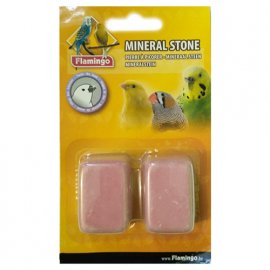 Flamingo (Фламинго) PICKSTONE (МИНЕРАЛЬНЫЙ КАМЕНЬ) минералы для птиц, розовый, 4х3х2 см