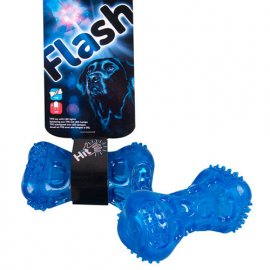 Flamingo BONE+LED кістка з підсвічуванням іграшка для собак